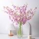 thumbnail image 5 of Nvzi 12 flores artificiales de tacto real para decoración del hogar, oficina, boda, arreglo floral (morado, 99 cm de largo), 5 of 5