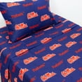 thumbnail image 5 of Ole Miss Rebels 100% Cotton Sheet Set Queen, 5 of 5