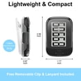 thumbnail image 7 of Hootek 3D Pedometer for Walking, Simple Step Counter with Large Digital Display, Step Tracker with Removable Clip Lanyard, Accurately Track Steps for Men Women Kids Adults Seniors, Black, 7 of 7