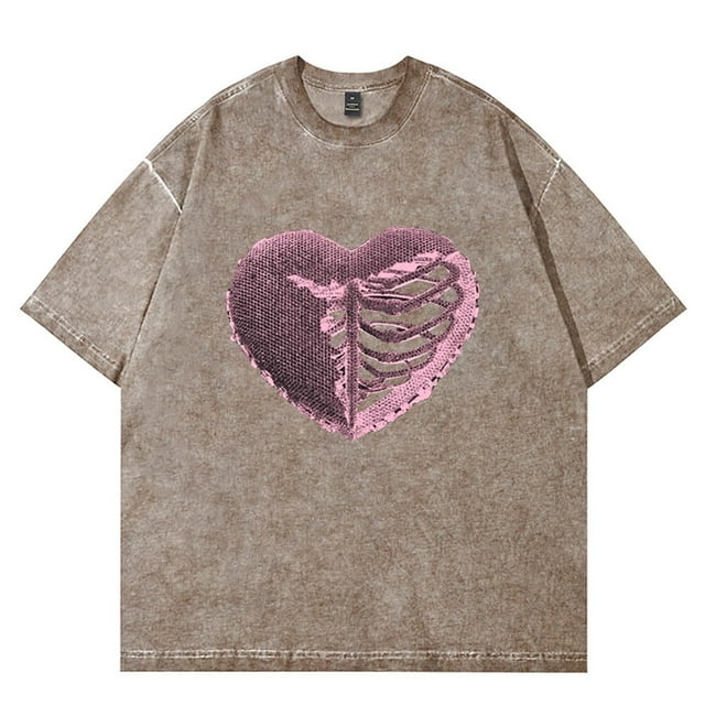 Omar Courtz Heart Wash Camisetas Primera Musa Camiseta de manga corta de algodón unisex,8,XXXL