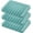 Teal, variant on Self Draining Soap Dishes, 3Pcs Silicone Soap Saver, Waterfall Drainer Soap Holder for Bathroom, Extend Soap Life, Keep Soap Bars Dry Clean & Easy Cleaning