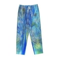 thumbnail image 4 of Balery Peacock print Women's Pajama Pants,Ultra Lightweight Pjs,Lounge Pant-Medium, 4 of 9