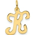 thumbnail image 1 of 14K Yellow Gold 14Ky Script Letter K Initial Charm Made In United States yc248k, 1 of 6