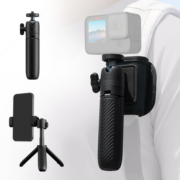 Ulanzi MT88 ClipMate Tripod 3-in-1 Versatility Backpack Clip Mode Selfie Stick Mode Extendable Tripod Mode with 360° Ball Head