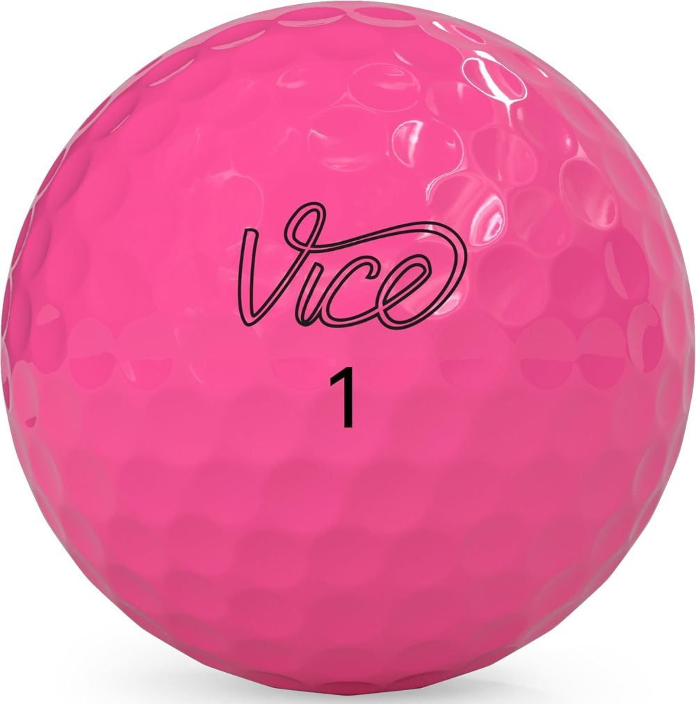 (2 pack) Vice Drive Golf Balls, Pink 12pk