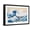 Black Frame, variant on Art.com The Great Wave Off Kanagawa Stretched Canvas Print Wall Art by Katsushika Hokusai, 18" x 12"