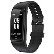 Willful Fitness Tracker Non Bluetooth Simple No App No Phone Needed Waterproof Fitness Watch Pedometer Watch with Steps Calories Counter Sleep Tracker for Kids Parents Men Women (Black)