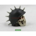 thumbnail image 6 of GERMAN MOHAWK BIKER HELMET SKULL Figurine, 2.25" Tall, Resin, Superb Detail!, 6 of 7