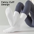 thumbnail image 4 of CEYAZYE 3 Pairs Pilates Socks with Grips Non-Slip Curling Yoga Socks Grip Socks for Ballet Dance Barefoot, 4 of 14