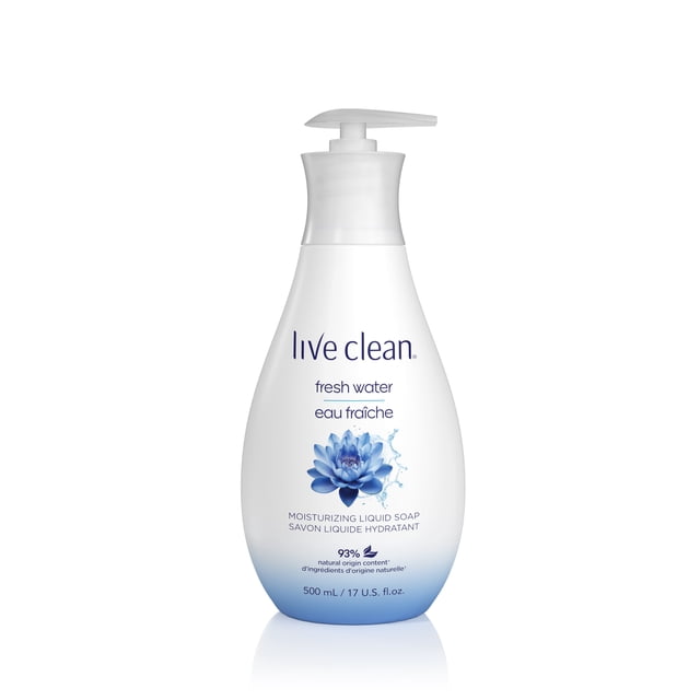 Live Clean Fresh Water Liquid Hand Soap