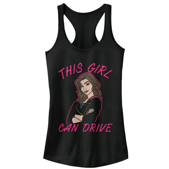 Junior's Ralph Breaks the Internet Shank Can Drive Racerback Tank Top Black Medium