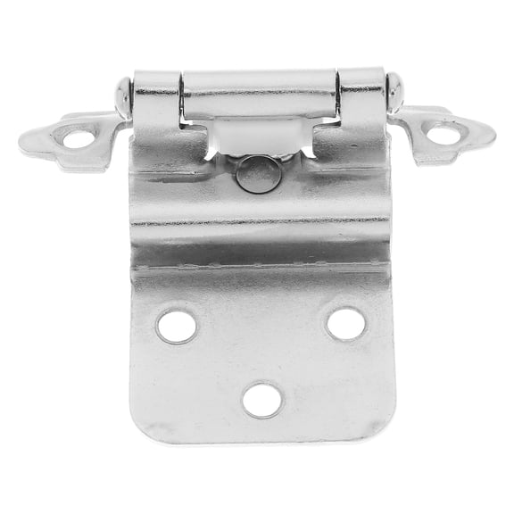 OFFIGAM Plated Self-Closing Door Hinge, Metal Cabinet Spring Loaded Replacement Hardware