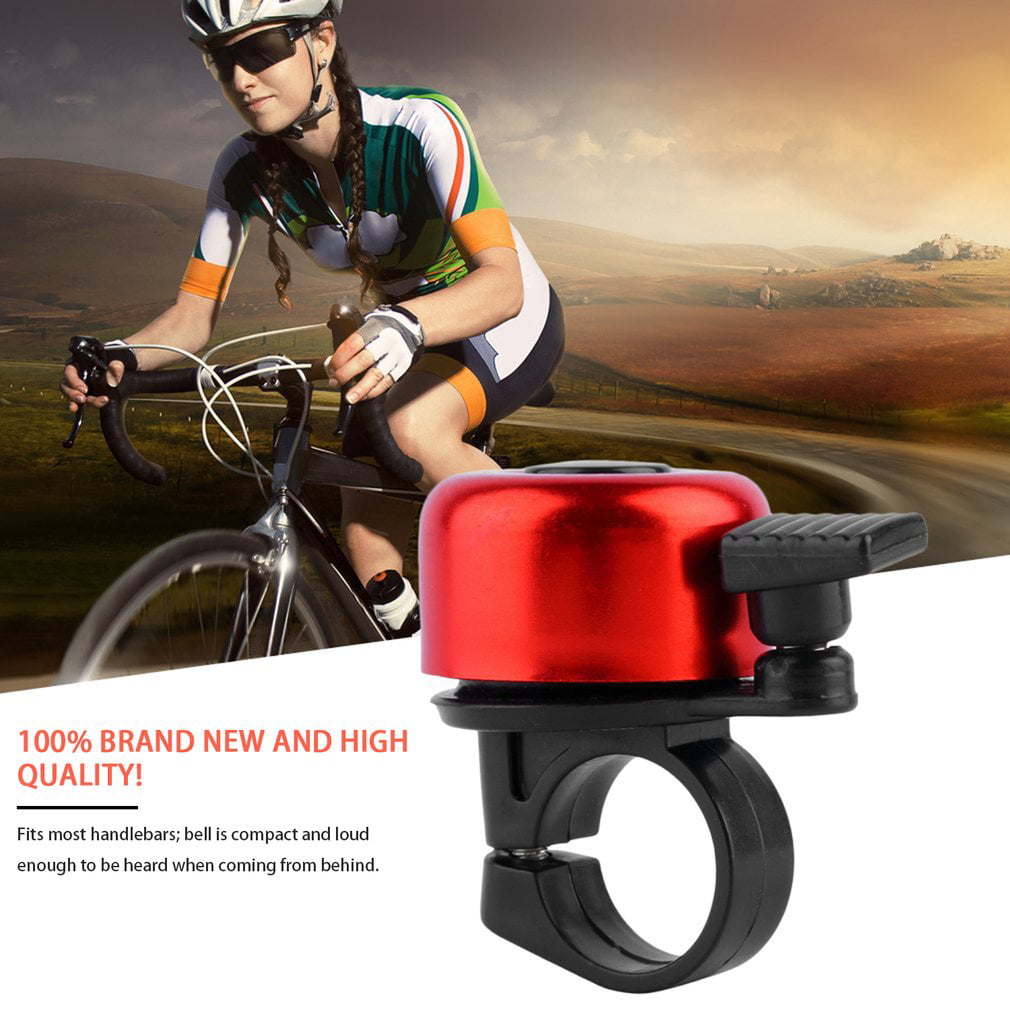 Red Metal Plastic Safety Metal Ring Handlebar Bell Nice Loud Sound for Bike Cycling Bicycle Bell Horn