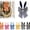 Navy, variant on 16" Bunny Ears Wreath Bow for Easter Buffalo Plaid Easter Wreath Bow with Bunny Ears Holiday Fabric Decorative Bows for Tree Topper Front Door Wall Window Home Party