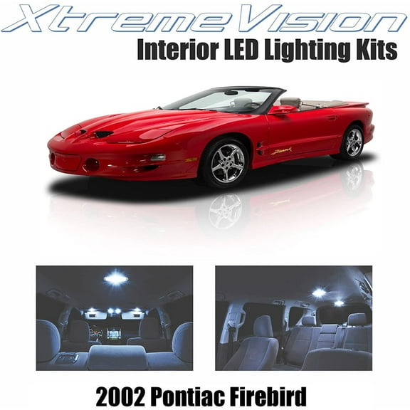 Xtremevision Interior LED for Pontiac Firebird 1982-2002 6 Pieces Cool White Interior LED Kit   Installation Tool