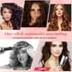 thumbnail image 5 of Pisexur Belleza Maquillaje Rizador de cabello natural, rizador de cabello, plancha de pelo negativa que no daña los rizos, rizador de cabello de calentamiento rápido para tpara mujeres y hombres, 5 of 8