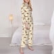 thumbnail image 3 of Balery Heart Dachshund Conjunto de Pijama con Estampado para Mujer, Conjunto de Dos Piezas con Manga Larga, Ropa de Dormir Suave con Bolsillos, Pijamas Cómodos-Large, 3 of 7