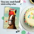 thumbnail image 5 of 1 Funny Birthday Card with Envelope - Horse Around C9304BDG, 5 of 6