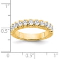 thumbnail image 3 of 14K Yellow Gold Lab Grown Diamond Si1/Si2, G H I, Ring (Size 7) Made In India rm7941-100-ylg, 3 of 5