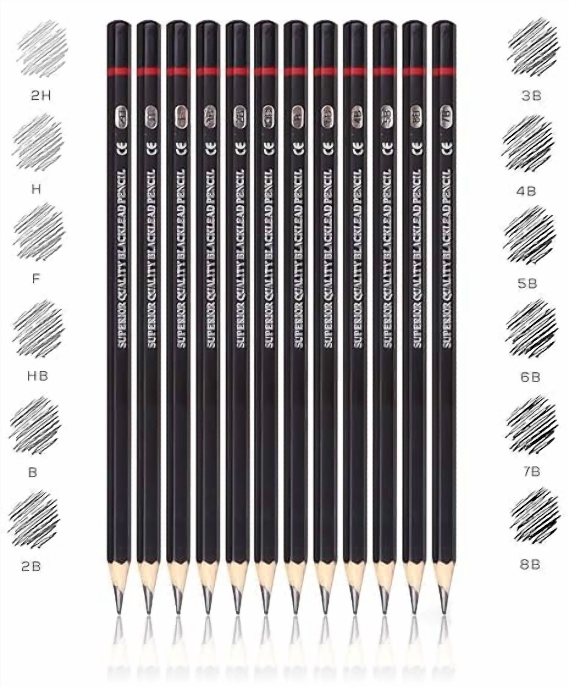 Corslet Set of 13 Drawing Kit 12 pc Drawing Pencils Set Sketch Pencil Shading Sketching Kit Graphite Artist Stationary