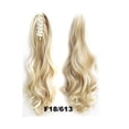 thumbnail image 6 of 55cm Women Girls Long Curly Wavy Ponytail Extension Synthetic Hair Piece Clip Hair Extensions 12, 6 of 9