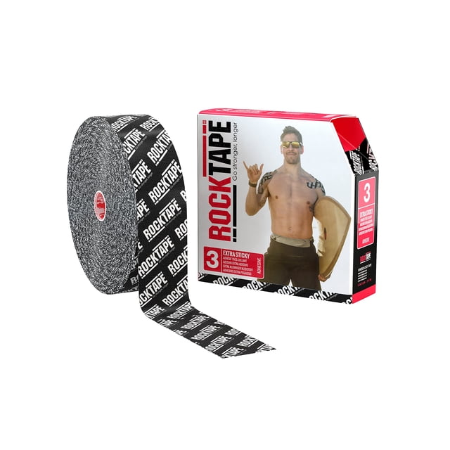 Rollo continuo de cinta de kinesiología a granel sin cortar RockTape (el embalaje puede variar)