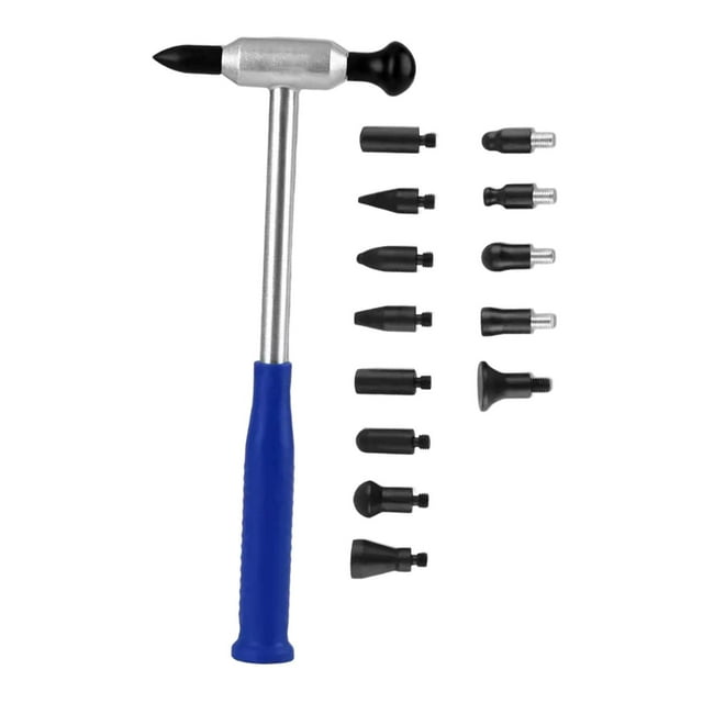 koolsoo Marteau de Nivellement pour Réparation de Dents de Voiture Professionnel Efficace 16 Pcs