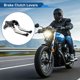 thumbnail image 2 of Palancas de freno y embrague cortas y largas para Kawasaki VERSYS 650 15-23, palanca de freno ajustable de motocicleta, aleación de aluminio, cabeza negra, mango tono plateado, 2 of 6