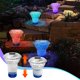 thumbnail image 4 of Outdoor Solar Pool Light RGB Projection Floating Night Lamp | Remote Control | Water-resistant Plastic | Colorful LED | Dispenser Feature | 1 Pack | 23x16.5x7.5cm, 4 of 7