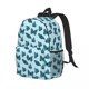 thumbnail image 3 of Hermosas mariposas azules Nueva mochila de moda Patrón de mochila escolar Estampado Mochila ligera 15 pulgadas, 3 of 4