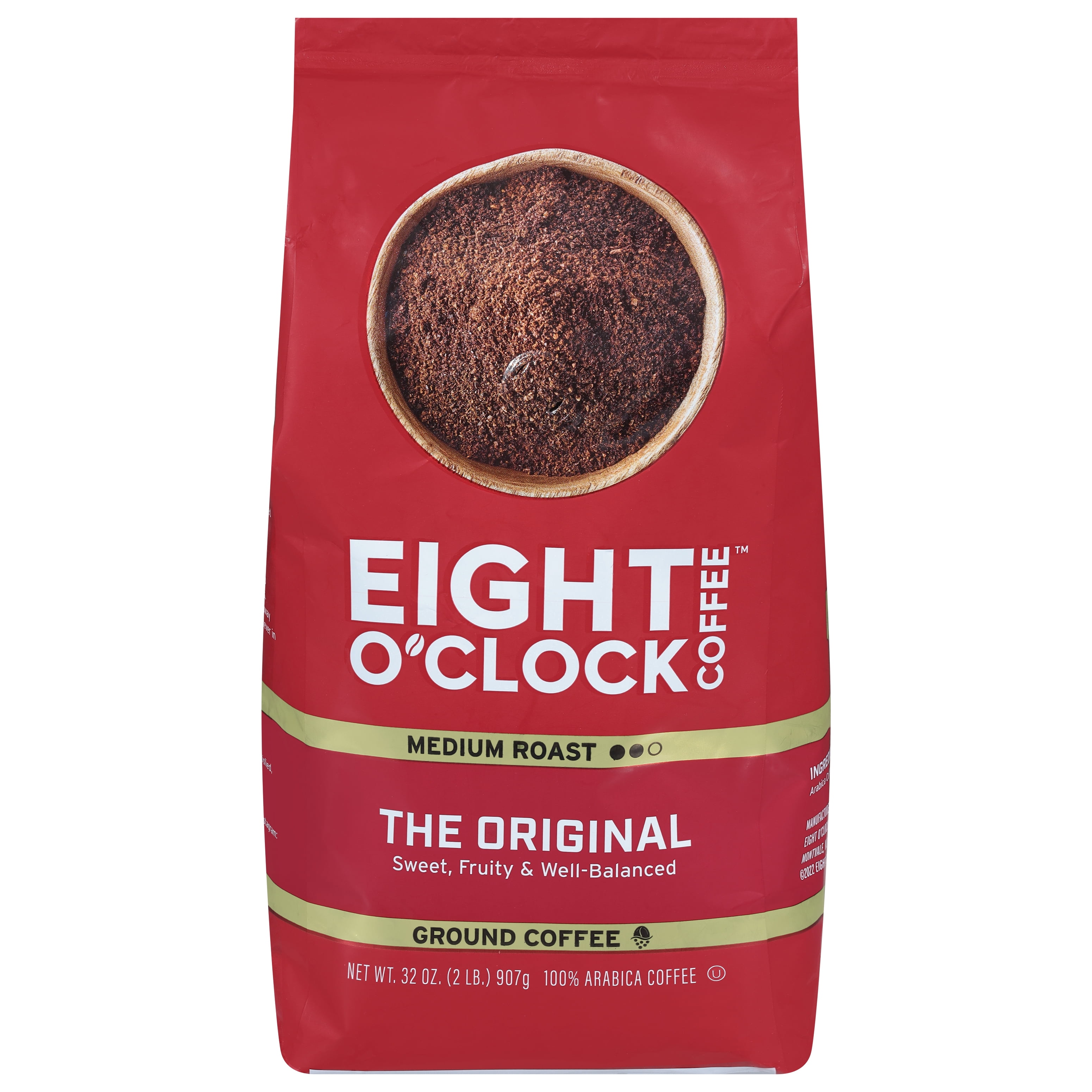 Eight O'Clock The Original Medium Roast Ground Coffee, 32 Oz, Bag