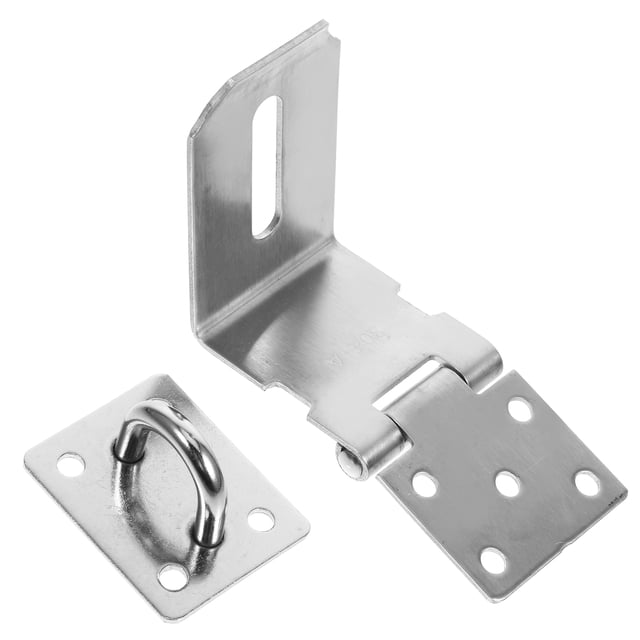 HONMEET Pestillo Con De Acero Resistente Para Puertas De Madera Metal Y Vidrio Color Plata