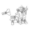 thumbnail image 2 of 20pcs Trombones Style Élégant Durable Wearable Stable Petits Outils de Stockage Compacts pour OfficeSilver, 2 of 14