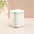 thumbnail image 5 of Small Trash Can with Lid, Mini Trash Can for Bathroom, Office and Bedroom, Small Bathroom Garbage Can with Swing Top, Compact Waste Basket for Desk, Dorm & Home, White - Xuniizn, 5 of 7