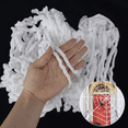 thumbnail image 3 of Halloween Giant Spider Web, Round Cotton Cobweb, 5ft White Scary Haunted House Indoor Outdoor, 3 of 19