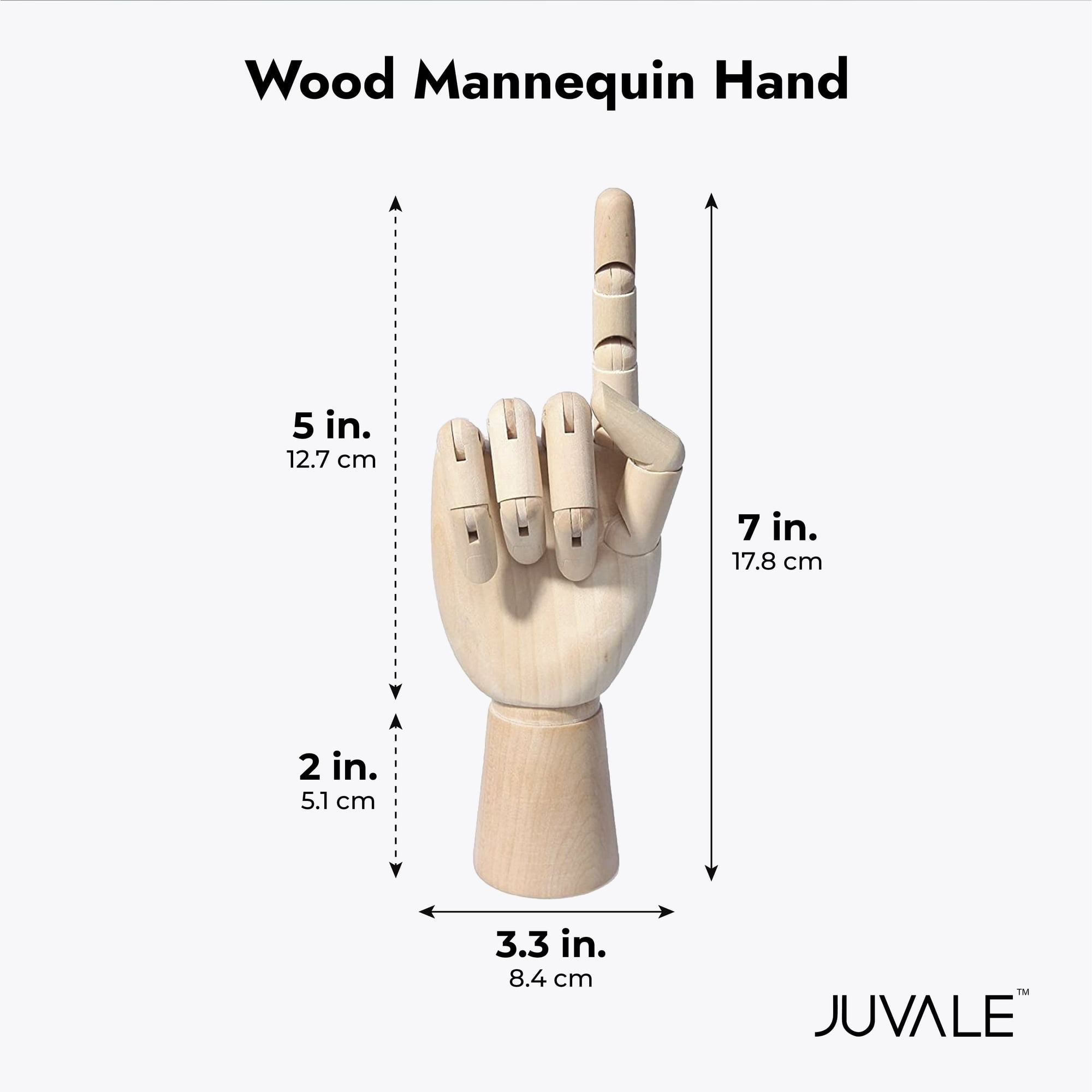 Art Alternatives Articulated Wooden Hands 7 Right Hand