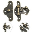 thumbnail image 2 of Antique Vintage Retro Notebook Suitcase Wooden Jewelry Box Latch Hasp Lock Catch, 2 of 5