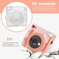 thumbnail image 4 of Protective Clear Case for Fujifilm Instax Square SQ1 Instant Film Camera, Crystal Hard PC Cover for Instax Square SQ1 with Removable Rainbow Shoulder Strap, 4 of 7