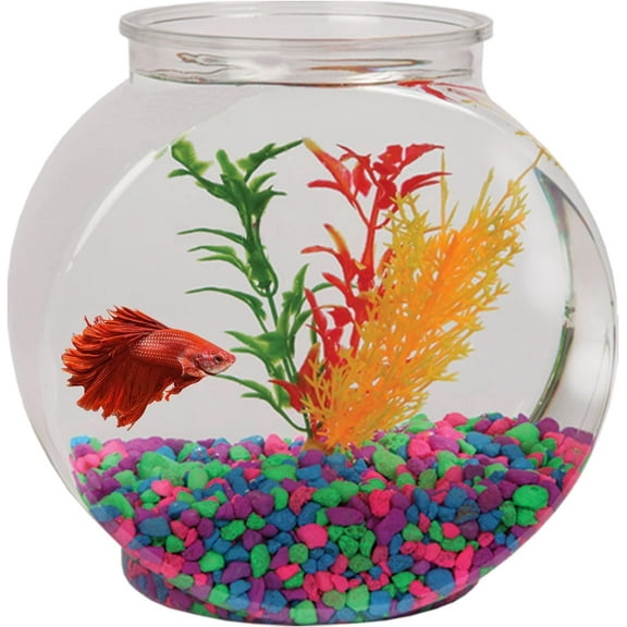 1-Gallon Fish Bowl, Impact-Resistant Plastic