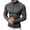 Gray, variant on VgaVtl Fall Winter Mens Long Sleeve T Shirt Athletic Zip-Up Casual Black Shirts for Men Slim Turtleneck Stretch Plain