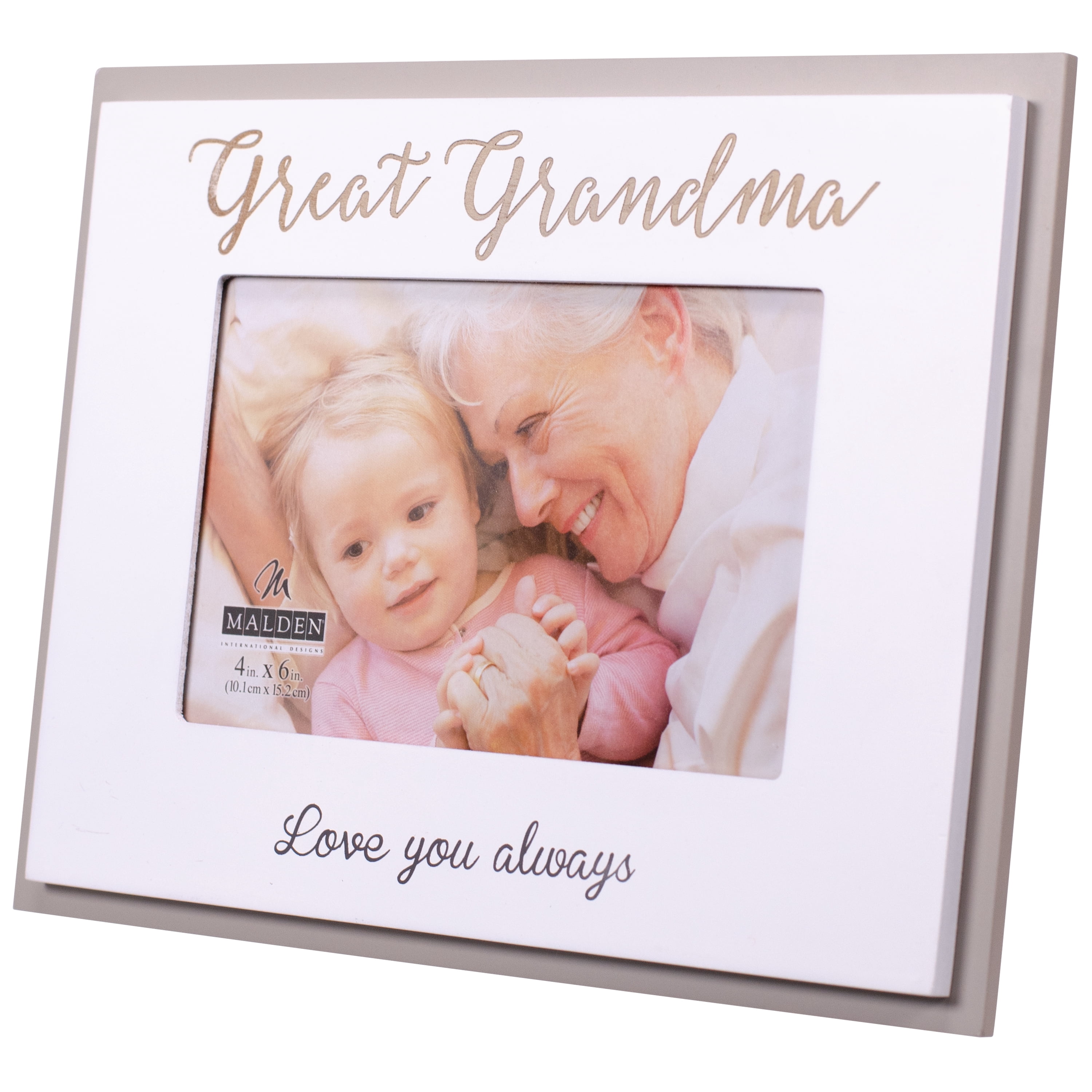 Malden 4" x 6" Great Grandma Photo Pictures Frame, Grandparents Gift