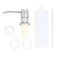 thumbnail image 1 of 300ml Sink Soap Dispenser Lotion Pump Dispenser 304 Stainless Steel Lotion Dispenser for Kitchen Chromeplate, 1 of 4