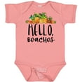 thumbnail image 3 of Inktastic Hello, Beaches Group of Pineapples Boys or Girls Baby Bodysuit, 3 of 5