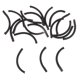 thumbnail image 1 of 20pcs / Lot Conos Portátiles De Los Tubos De Los Tubos De La Pesca De La Carpa Manga Anti Aparejo 33mm Macarena Tubo de la pesca de la carpa, 1 of 8