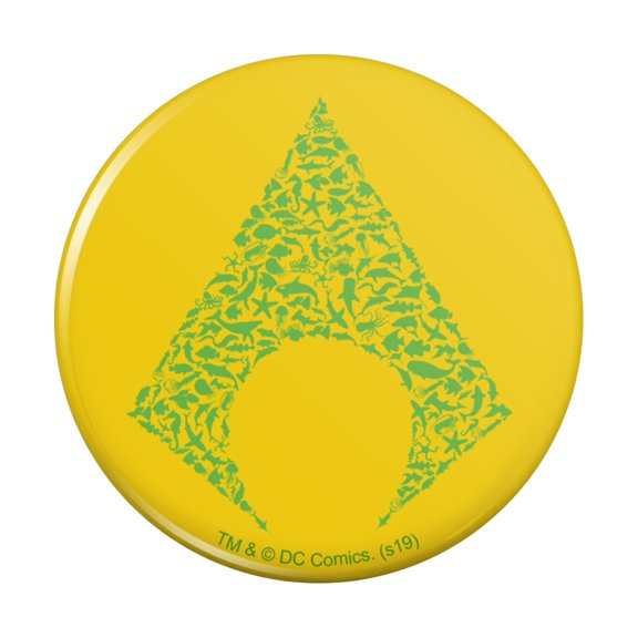 Aquaman Aquaman Icons Logo Pinback Button Pin