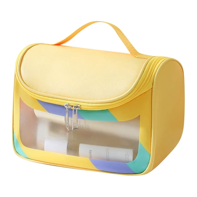 Light Transparent Makeup Bag Sundries Hand Held Cosmetics Daily Necessities Portable Travel Storage Bag