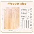 thumbnail image 2 of AWINQQY Book Press, Wooden Book Press Bookbinding, Portable Binding Press for Bookbinding, DIY Book Repair Tool, Heavy Duty Book Binding Clamp, 2 of 6