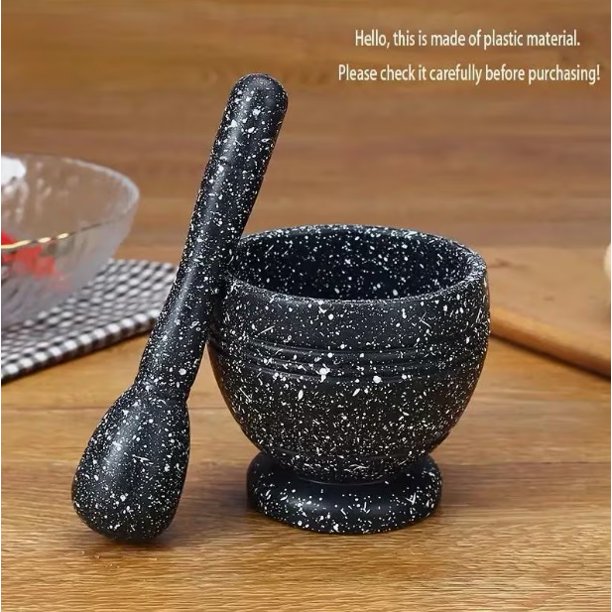 Juego de molinillo de hierbas multifuncional, mortero de cocina for ajo, especias y condimentos, 1 ud.