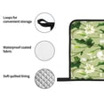 thumbnail image 5 of Oven Mitts and Pot Holders 4 Piece, Lotus Leaves Calla Lily Flowers High Heat Slip Resistant Oven Mitt and Trivets Set Kitchen Oven Glove Pot Holders for Cooking Baking Grilling, 5 of 7