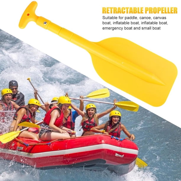 Telescopio portátil retráctil Rafting Boat Paddle para deportes acuáticos (amarillo)